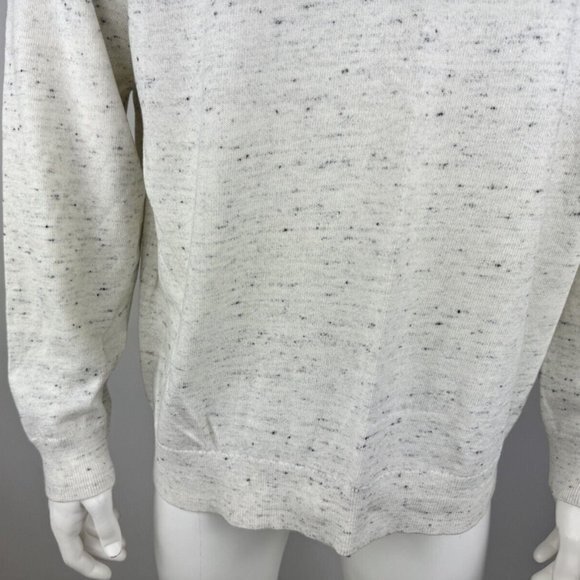 Vince Cotton Wool Pullover Sweater Mens XL NWOT $265 Long Sleeve Crew Neck Ivory - Picture 6 of 13